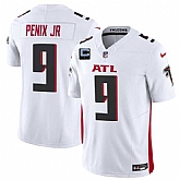 Men's Atlanta Falcons #9 Michael Penix Jr White 2025 F.U.S.E. With 1-Star C Patch Vapor Untouchable Limited Stitched Jersey Dzhi,baseball caps,new era cap wholesale,wholesale hats