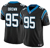 Men's Carolina Panthers #95 Derrick Brown Black 2025 F.U.S.E. Vapor Limited Stitched Jersey Dzhi,baseball caps,new era cap wholesale,wholesale hats