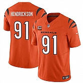 Men's Cincinnati Bengals #91 Trey Hendrickson Orange 2025 F.U.S.E. With 1-Star C Patch Vapor Untouchable Limited Stitched Jersey Dzhi,baseball caps,new era cap wholesale,wholesale hats