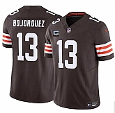 Men's Cleveland Browns #13 Corey Bojorquez Brown 2025 F.U.S.E. With 1-Star C Patch Vapor Limited Stitched Jersey Dzhi,baseball caps,new era cap wholesale,wholesale hats