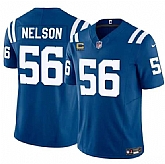 Men's Indianapolis Colts #56 Quenton Nelson Blue 2025 F.U.S.E. With 4-Star C Patch Vapor Limited Stitched Jersey Dzhi,baseball caps,new era cap wholesale,wholesale hats