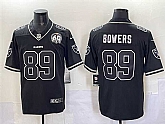Men's Las Vegas Raiders #89 Brock Bowers Black Shadow Vapor Limited Stitched Jersey Dzhi,baseball caps,new era cap wholesale,wholesale hats