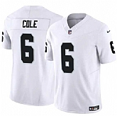 Men's Las Vegas Raiders #6 A.J. Cole White 2025 F.U.S.E. Vapor Untouchable Limited Stitched Jersey Dzhi,baseball caps,new era cap wholesale,wholesale hats