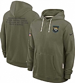Men's Jacksonville Jaguars Olive 2025 Salute to Service Pullover Hoodie,baseball caps,new era cap wholesale,wholesale hats