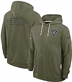 Men's Las Vegas Raiders Olive 2025 Salute to Service Pullover Hoodie,baseball caps,new era cap wholesale,wholesale hats