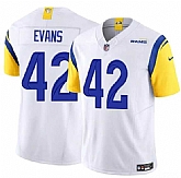 Men's Los Angeles Rams #42 Ethan Evans White 2025 F.U.S.E. Vapor Untouchable Stitched Jersey Dzhi,baseball caps,new era cap wholesale,wholesale hats
