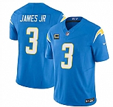 Men's Los Angeles Chargers #3 Derwin James JR Blue 2025 F.U.S.E With 4-Star C Patch Vapor Limited Stitched Jersey Dzhi,baseball caps,new era cap wholesale,wholesale hats