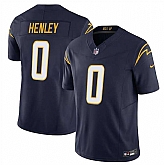 Men's Los Angeles Chargers #0 Daiyan Henley Navy 2025 F.U.S.E Vapor Limited Stitched Jersey Dzhi,baseball caps,new era cap wholesale,wholesale hats