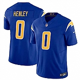 Men's Los Angeles Chargers #0 Daiyan Henley Royal 2025 F.U.S.E Vapor Limited Stitched Jersey Dzhi,baseball caps,new era cap wholesale,wholesale hats