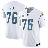 Men's Los Angeles Chargers #76 Joe Alt White 2025 F.U.S.E With 1-Star C Patch Vapor Limited Stitched Jersey Dzhi,baseball caps,new era cap wholesale,wholesale hats