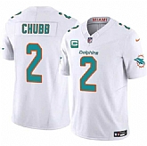 Men's Miami Dolphins #2 Bradley Chubb White 2025 F.U.S.E. With 1-Star C Patch Vapor Limited Stitched Jersey Dzhi,baseball caps,new era cap wholesale,wholesale hats