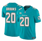 Men's Miami Dolphins #20 Jordyn Brooks Aqua 2025 F.U.S.E. With 1-Star C Patch Vapor Limited Stitched Jersey Dzhi,baseball caps,new era cap wholesale,wholesale hats