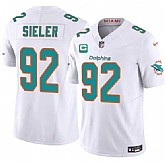Men's Miami Dolphins #92 Zach Sieler White 2025 F.U.S.E. With 2-Star C Patch Vapor Limited Stitched Jersey Dzhi,baseball caps,new era cap wholesale,wholesale hats