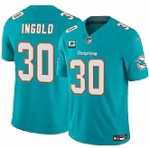 Men's Miami Dolphins #30 Alec Ingold Aqua 2025 F.U.S.E. With 3-Star C Patch Vapor Limited Stitched Jersey Dzhi,baseball caps,new era cap wholesale,wholesale hats
