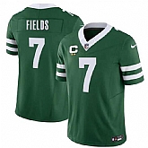 Men's New York Jets #7 Justin Fields Green 2025 F.U.S.E. With 2-Star C Patch Vapor Untouchable Limited Stitched Jersey Dzhi,baseball caps,new era cap wholesale,wholesale hats
