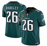 Men's Philadelphia Eagles #26 Saquon Barkley Green 2025 F.U.S.E. With 4-Star C Patch Vapor Untouchable Limited Stitched Jersey Dzhi,baseball caps,new era cap wholesale,wholesale hats