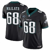 Men's Philadelphia Eagles #68 Jordan Mailata Black 2025 F.U.S.E. With 2-Star C Patch Vapor Untouchable Limited Stitched Jersey Dzhi,baseball caps,new era cap wholesale,wholesale hats