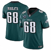 Men's Philadelphia Eagles #68 Jordan Mailata Green 2025 F.U.S.E. With 2-Star C Patch Vapor Untouchable Limited Stitched Jersey Dzhi,baseball caps,new era cap wholesale,wholesale hats