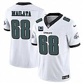 Men's Philadelphia Eagles #68 Jordan Mailata White 2025 F.U.S.E. With 2-Star C Patch Vapor Untouchable Limited Stitched Jersey Dzhi,baseball caps,new era cap wholesale,wholesale hats
