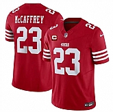 Men's San Francisco 49ers #23 Christian McCaffrey Red 2025 F.U.S.E. With 2-Star C Patch Vapor Untouchable Limited Stitched Jersey Dzhi,baseball caps,new era cap wholesale,wholesale hats