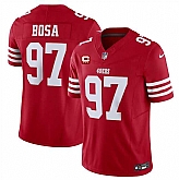 Men's San Francisco 49ers #97 Nick Bosa Red 2025 F.U.S.E. With 3-Star C Patch Vapor Untouchable Limited Stitched Jersey Dzhi,baseball caps,new era cap wholesale,wholesale hats