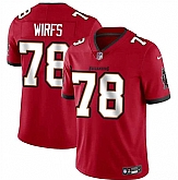Men's Tampa Bay Buccaneers #78 Tristan Wirfs Red 2025 Vapor Limited Stitched Jersey Dzhi,baseball caps,new era cap wholesale,wholesale hats