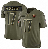 Men's Washington Commanders #17 Terry McLaurin Olive 2025 Salute to Service Limited Stitched Jersey Dyin,baseball caps,new era cap wholesale,wholesale hats