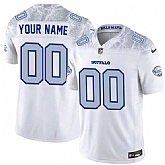Men's Buffalo Bills Active Player Custom White 2025 F.U.S.E. 'Rivalries' Vapor Untouchable Limited Football Stitched Jersey,baseball caps,new era cap wholesale,wholesale hats