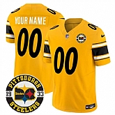 Mens Pittsburgh Steelers Throwback 1933 Patch yellow Vapor Limited All Stitched Jersey,baseball caps,new era cap wholesale,wholesale hats