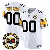 Men's Pittsburgh Steelers Throwback 1933 Patch white Vapor Limited All Stitched Jerseys,baseball caps,new era cap wholesale,wholesale hats