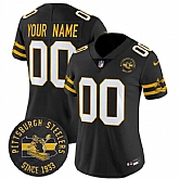 Women's Pittsburgh Steelers Throwback 1933 Patch black Vapor Limited All Stitched Jersey,baseball caps,new era cap wholesale,wholesale hats