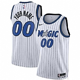 Men's Orlando Magic Active Player Custom White 2025 Association Edition Stitched Basketball Jersey,baseball caps,new era cap wholesale,wholesale hats