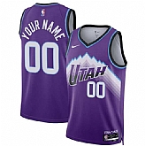 Men's Utah Jazz Active Player Custom Purple 2025 Icon Edition Stitched Basketball Jersey,baseball caps,new era cap wholesale,wholesale hats