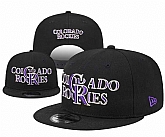 Colorado Rockies 2025 Stitched Snapback Hats 002,baseball caps,new era cap wholesale,wholesale hats