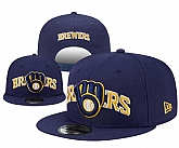 Milwaukee Brewers 2025 Stitched Snapback Hats 0018,baseball caps,new era cap wholesale,wholesale hats
