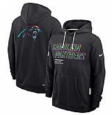 Men's Carolina Panthers Black 2025 Crucial Catch Dri-FIT Hoodie,baseball caps,new era cap wholesale,wholesale hats