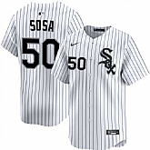 Men's Chicago White Sox #50 Lenyn Sosa White 2025 Home Limited Stitched Jersey Dzhi,baseball caps,new era cap wholesale,wholesale hats