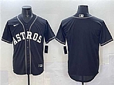 Men's Houston Astros Blank Black Lights Out Limited Stitched Jersey,baseball caps,new era cap wholesale,wholesale hats
