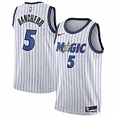 Men's Orlando Magic #5 Paolo Banchero White 2025 Association Edition Stitched Jersey Dzhi,baseball caps,new era cap wholesale,wholesale hats