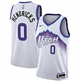Men's Utah Jazz #0 Taylor Hendricks White 2025 Association Edition Stitched Jersey Dzhi,baseball caps,new era cap wholesale,wholesale hats