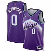 Men's Utah Jazz #0 Taylor Hendricks Purple 2025 Icon Edition Stitched Jersey Dzhi,baseball caps,new era cap wholesale,wholesale hats