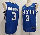 Men's Duke Blue Devils #3 AJ Dybantsa Blue Stitched Basketball Jersey,baseball caps,new era cap wholesale,wholesale hats