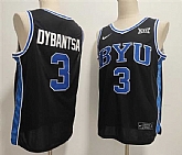 Men's Duke Blue Devils #3 AJ Dybantsa Black Stitched Basketball Jersey,baseball caps,new era cap wholesale,wholesale hats