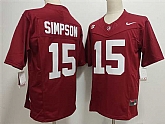 Men's Alabama Crimson Tide #15 Ty Simpson Red F.U.S.E. Stitched Football Jersey,baseball caps,new era cap wholesale,wholesale hats
