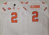 Men's Clemson Tigers #2 Cade Klubnik White F.U.S.E. Stitched Football Jersey,baseball caps,new era cap wholesale,wholesale hats