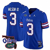 Men's Florida Gators #3 Eugene wilson lll Royal 2024 F.U.S.E. Florida Patch Vapor Limited Stitched Football Jersey Dzhi,baseball caps,new era cap wholesale,wholesale hats