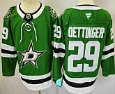 Men's Dallas Stars #29 Jake Oettinger Green Authentic Jersey,baseball caps,new era cap wholesale,wholesale hats