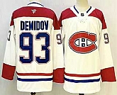 Men's Montreal Canadiens #93 Ivan Demidov White Authentic Jersey,baseball caps,new era cap wholesale,wholesale hats