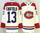 Men's Montreal Canadiens #13 Cole Caufield White Authentic Jersey,baseball caps,new era cap wholesale,wholesale hats