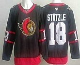 Men's Ottawa Senators #18 Tim Stutzle Black Authentic Jersey,baseball caps,new era cap wholesale,wholesale hats